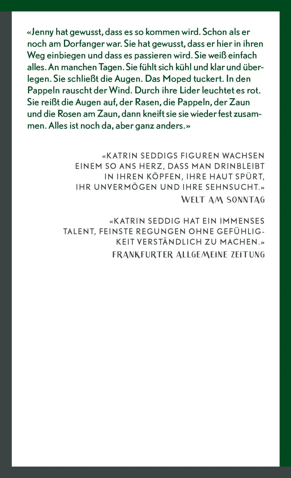 Rückseite: 9783737100298 | Das Dorf | Katrin Seddig | Buch | 304 S. | Deutsch | 2017