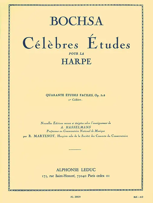 Cover: 9790046200298 | 40 Etudes Faciles Op. 318 Vol.1 | Robert Nicholas Charles Bochsa