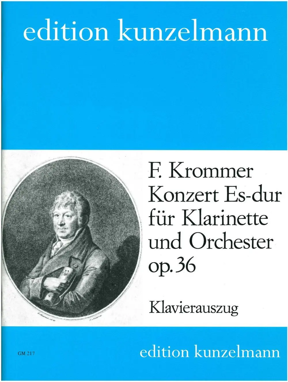 Cover: 9790206200298 | Konzert Es-Dur op. 36 | Franz Krommer | Klavierauszug | 1987