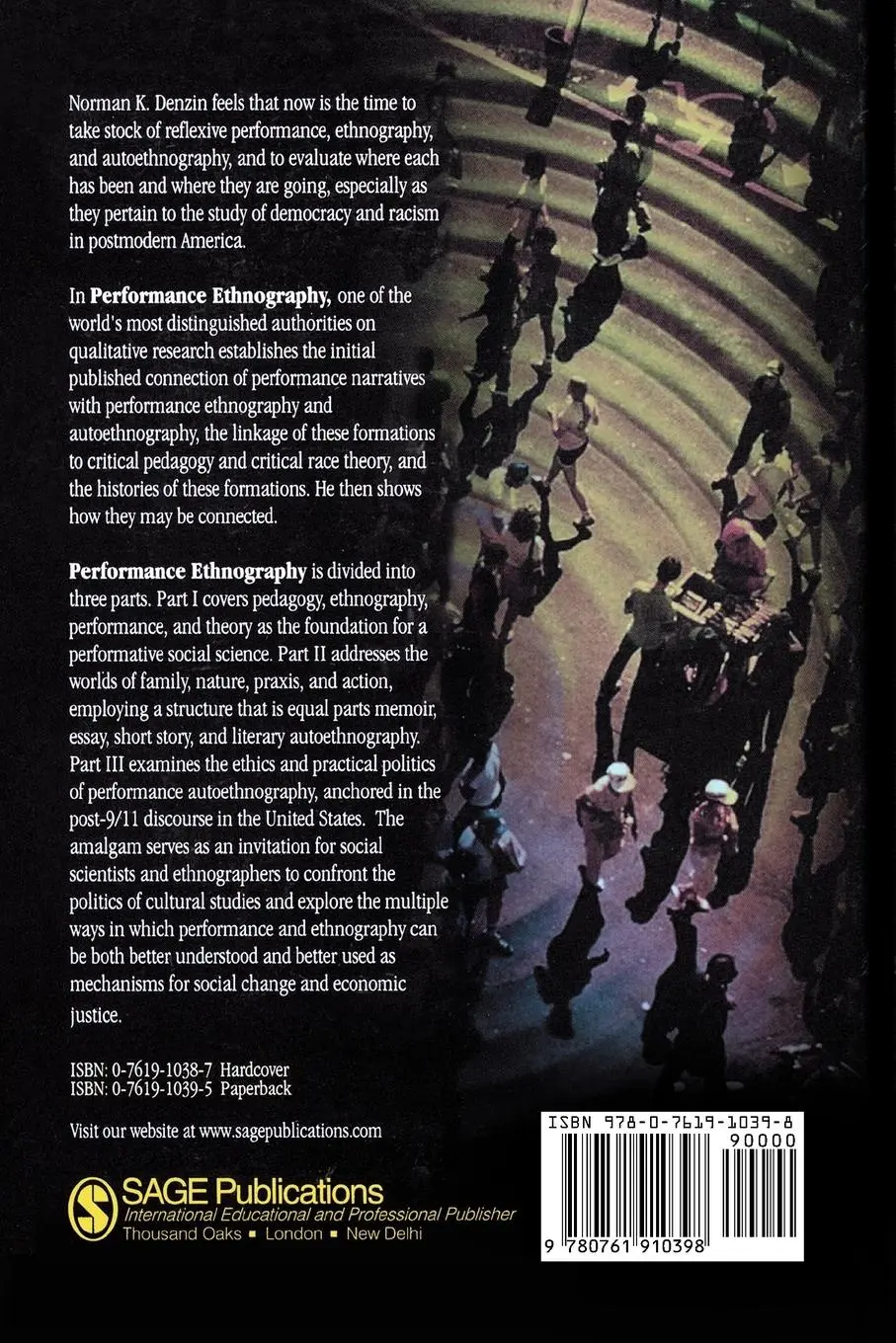 Rückseite: 9780761910398 | Performance Ethnography | Norman K. Denzin | Taschenbuch | Englisch
