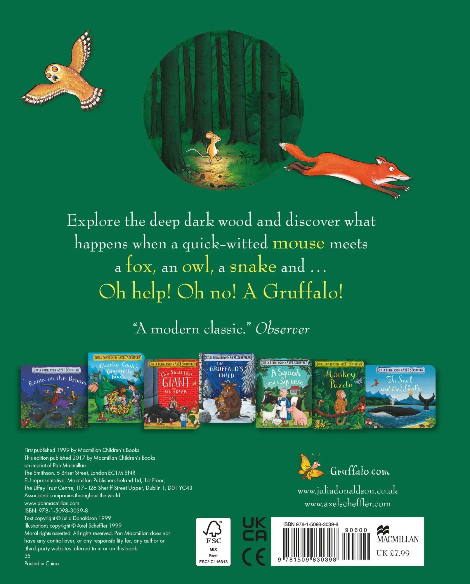 Bild: 9781509830398 | The Gruffalo | Julia Donaldson | Buch | Der Grüffelo | 24 S. | 2017