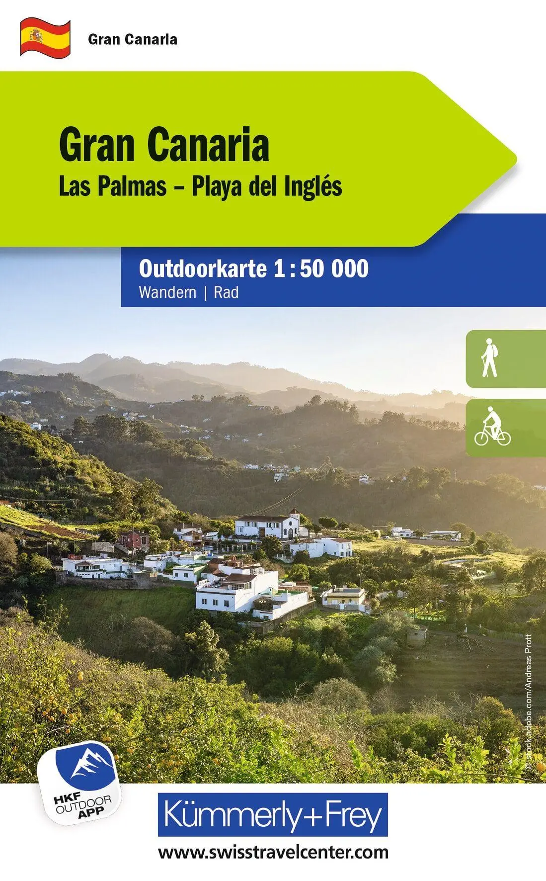 Cover: 9783259300398 | Kümmerly+Frey Outdoorkarte Gran Canaria 1:50.000 | (Land-)Karte | 2025