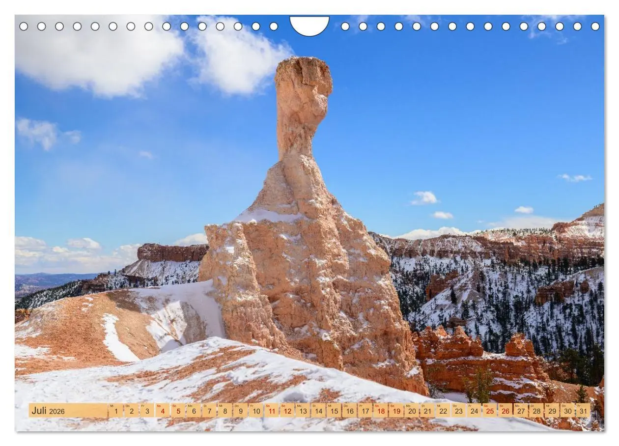 Bild: 9783457300398 | Magisches Wunderland in Weiss (Wandkalender 2026 DIN A4 quer),...