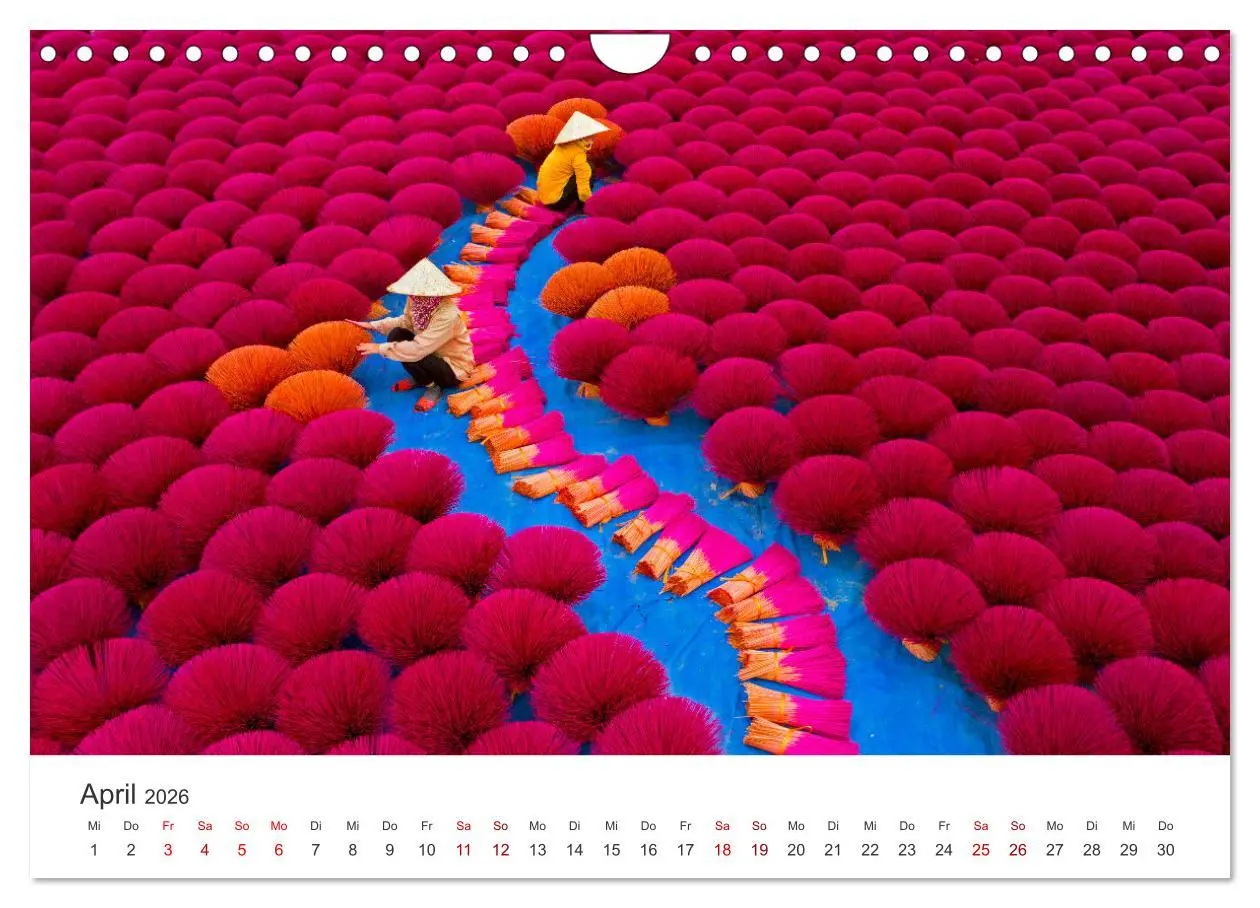 Bild: 9783457540398 | Faszination Vietnam (Wandkalender 2026 DIN A4 quer), CALVENDO...