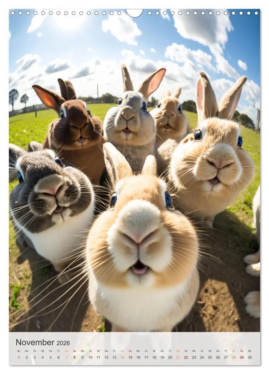 Bild: 9783516320398 | Lustige Tier-Selfies (Wandkalender 2026 DIN A3 hoch), CALVENDO...