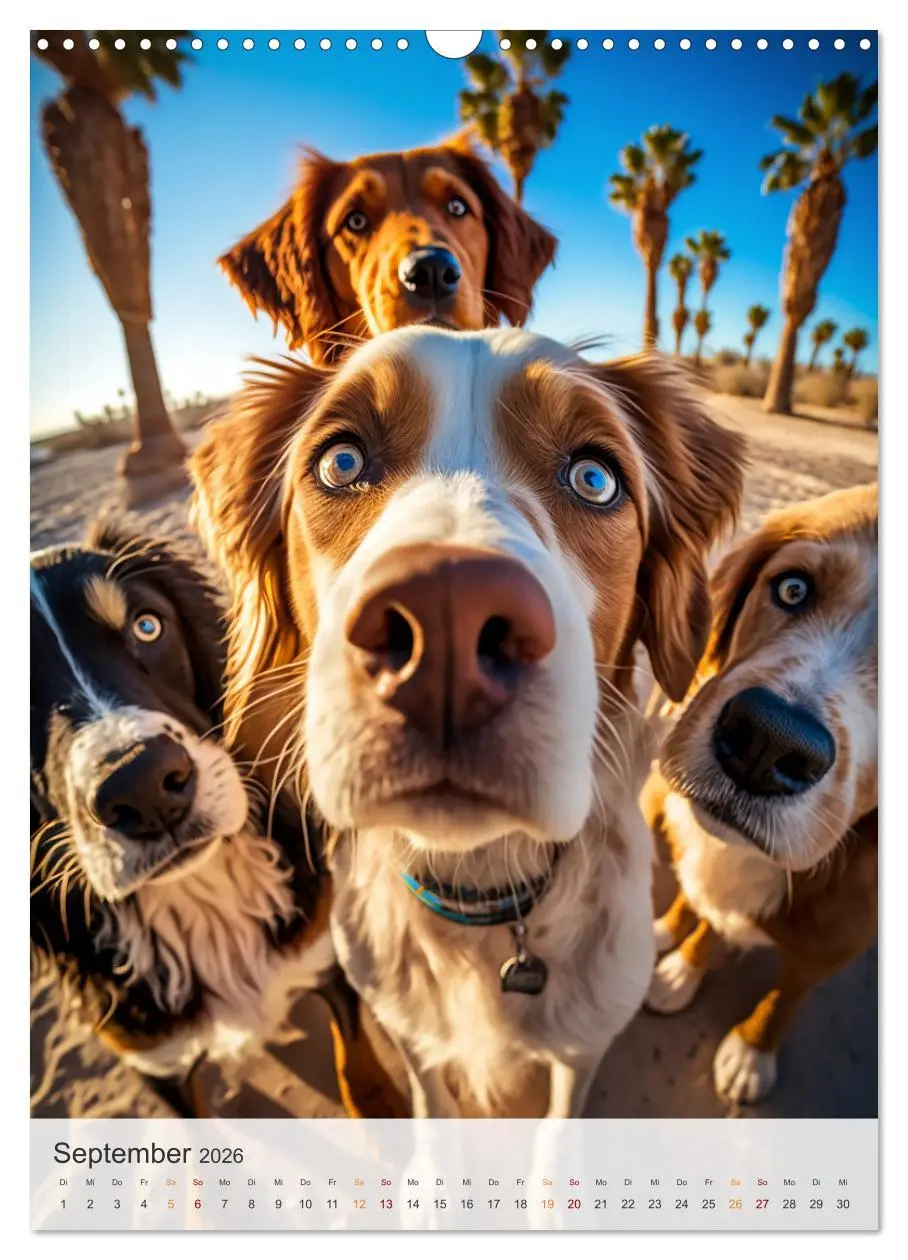 Bild: 9783516320398 | Lustige Tier-Selfies (Wandkalender 2026 DIN A3 hoch), CALVENDO...