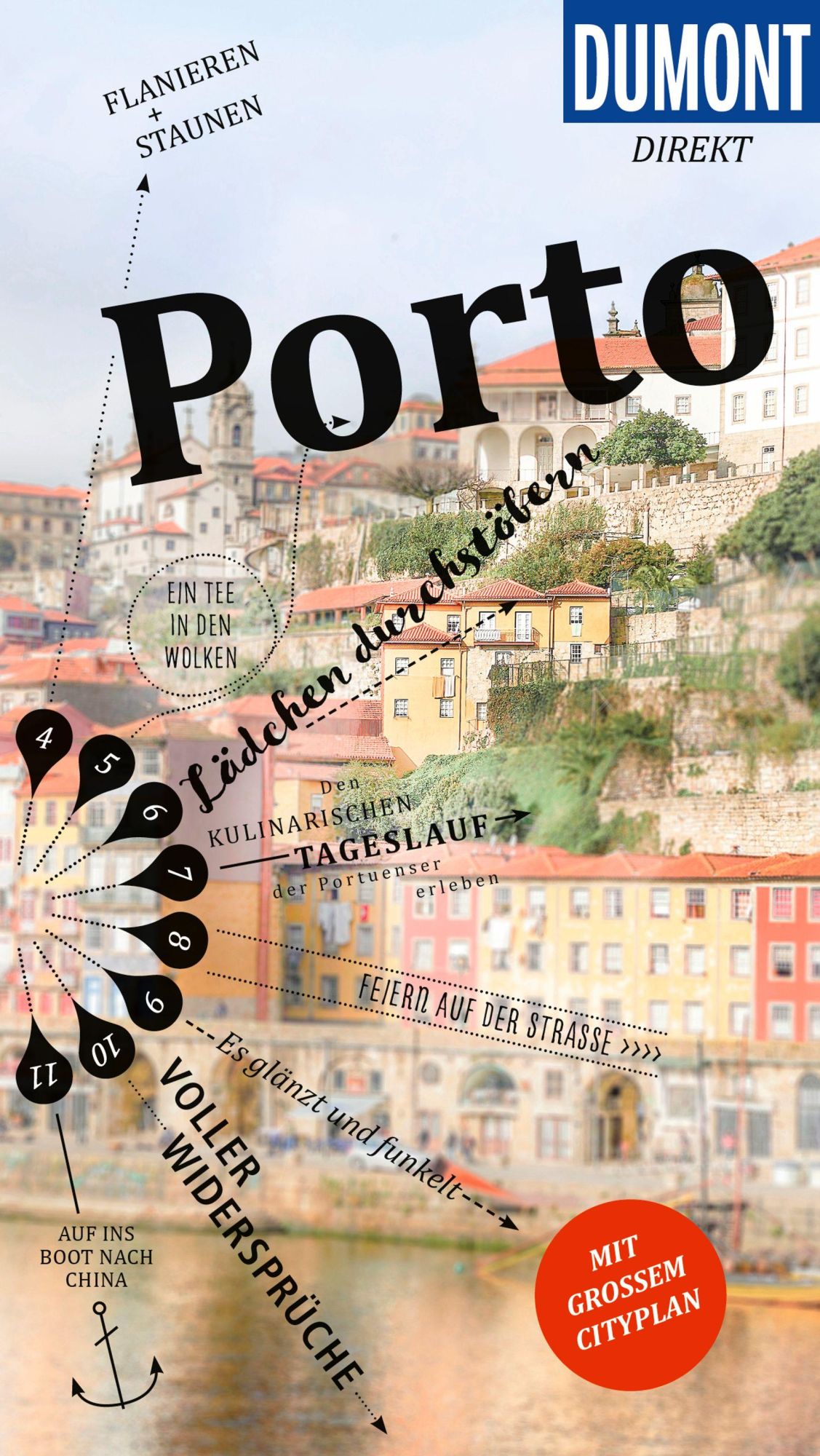 Cover: 9783616000398 | DUMONT direkt Reiseführer Porto | Mit großem Cityplan | Strohmaier