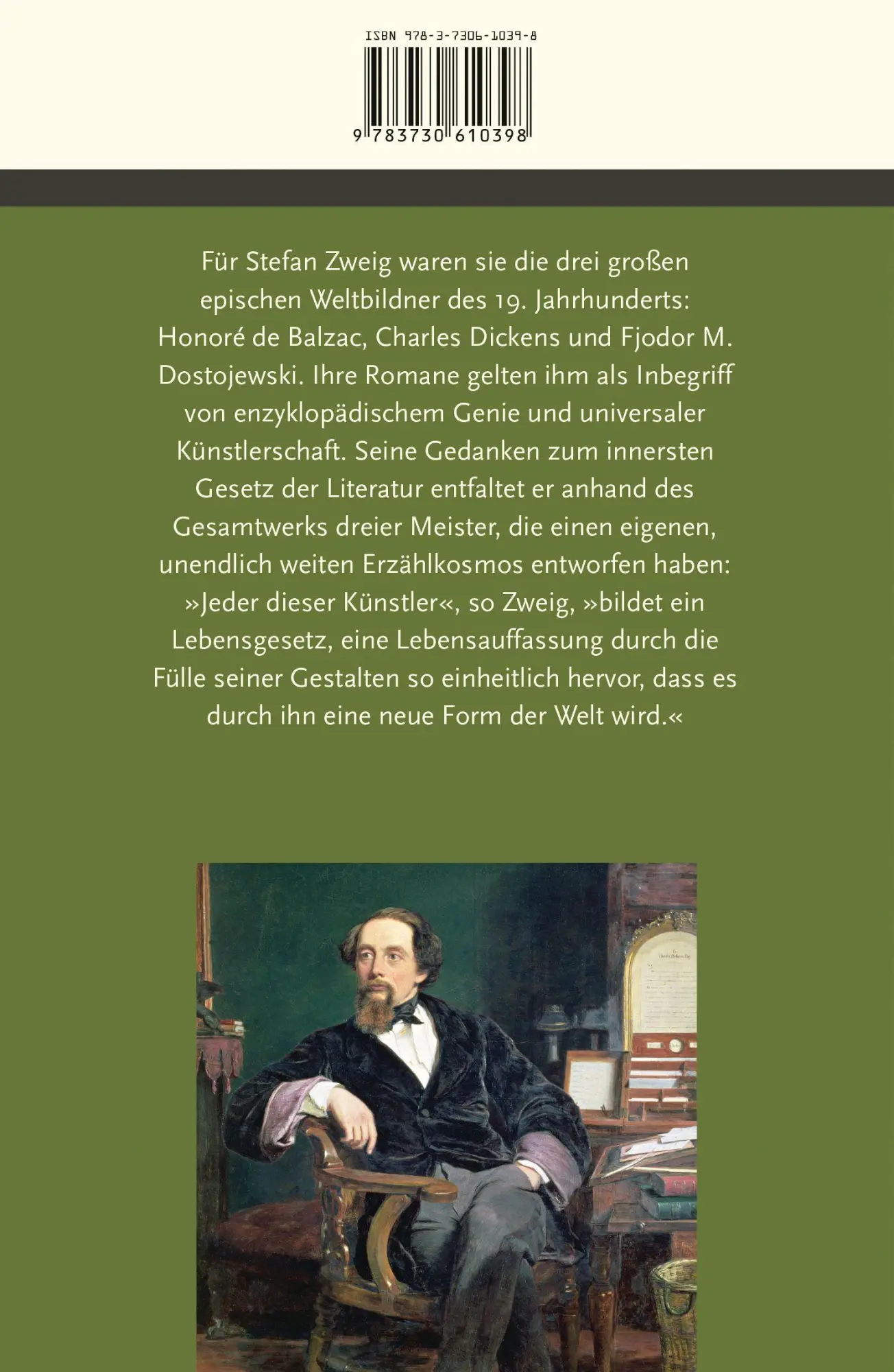 Bild: 9783730610398 | Drei Meister. Balzac, Dickens, Dostojewski | Stefan Zweig | Buch
