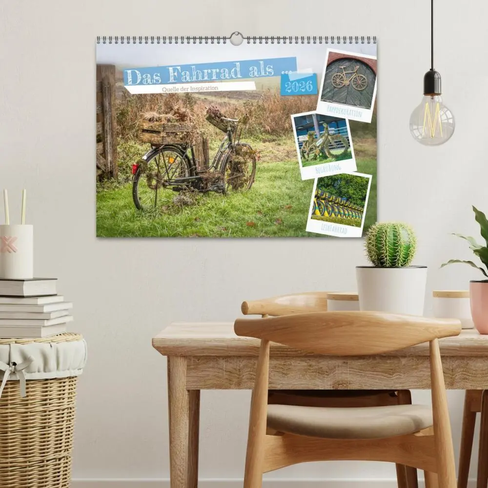 Bild: 9783457460498 | Das Fahrrad als ... (Wandkalender 2026 DIN A3 quer), CALVENDO...