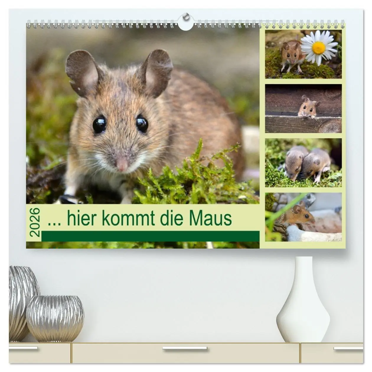 Cover: 9783457770498 | ... hier kommt die Maus ... (hochwertiger Premium Wandkalender 2026...
