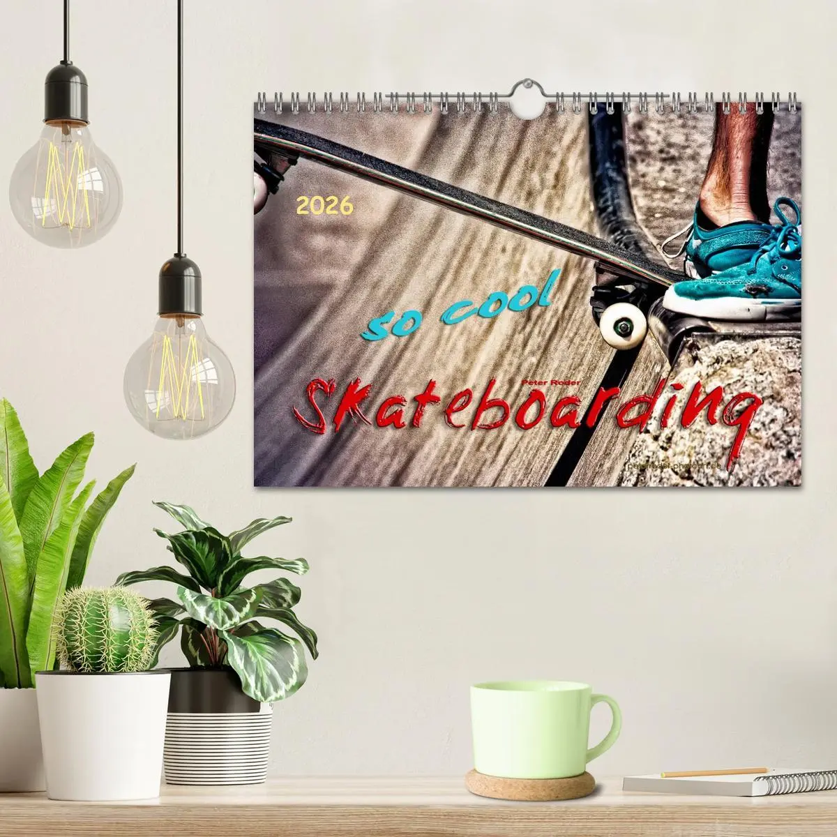 Bild: 9783457910498 | Skateboarding, so cool (Wandkalender 2026 DIN A4 quer), CALVENDO...