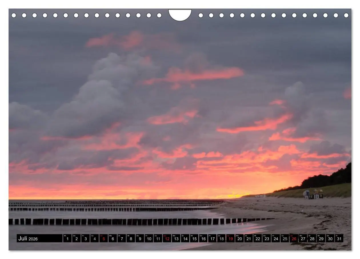 Bild: 9783516170498 | Binz Zingst 2026 (Wandkalender 2026 DIN A4 quer), CALVENDO...