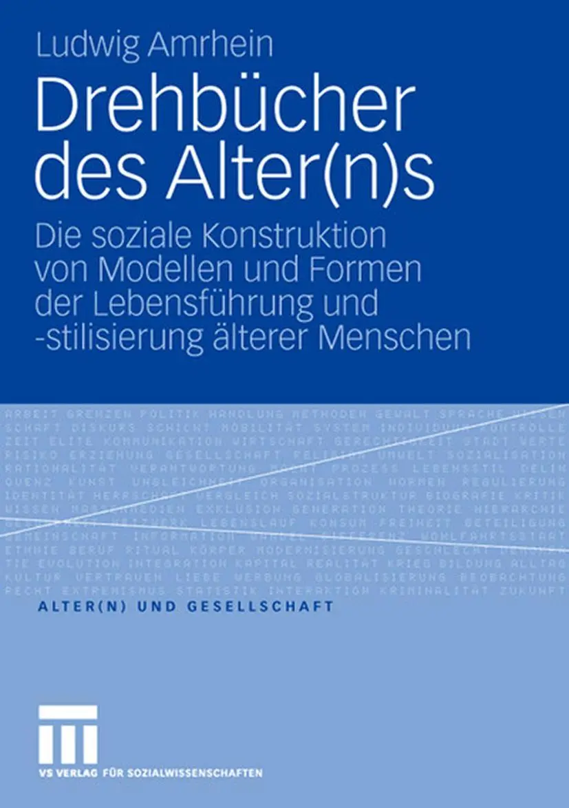 Cover: 9783531160498 | Drehbücher des Alter(n)s | Ludwig Amrhein | Taschenbuch | x | Deutsch