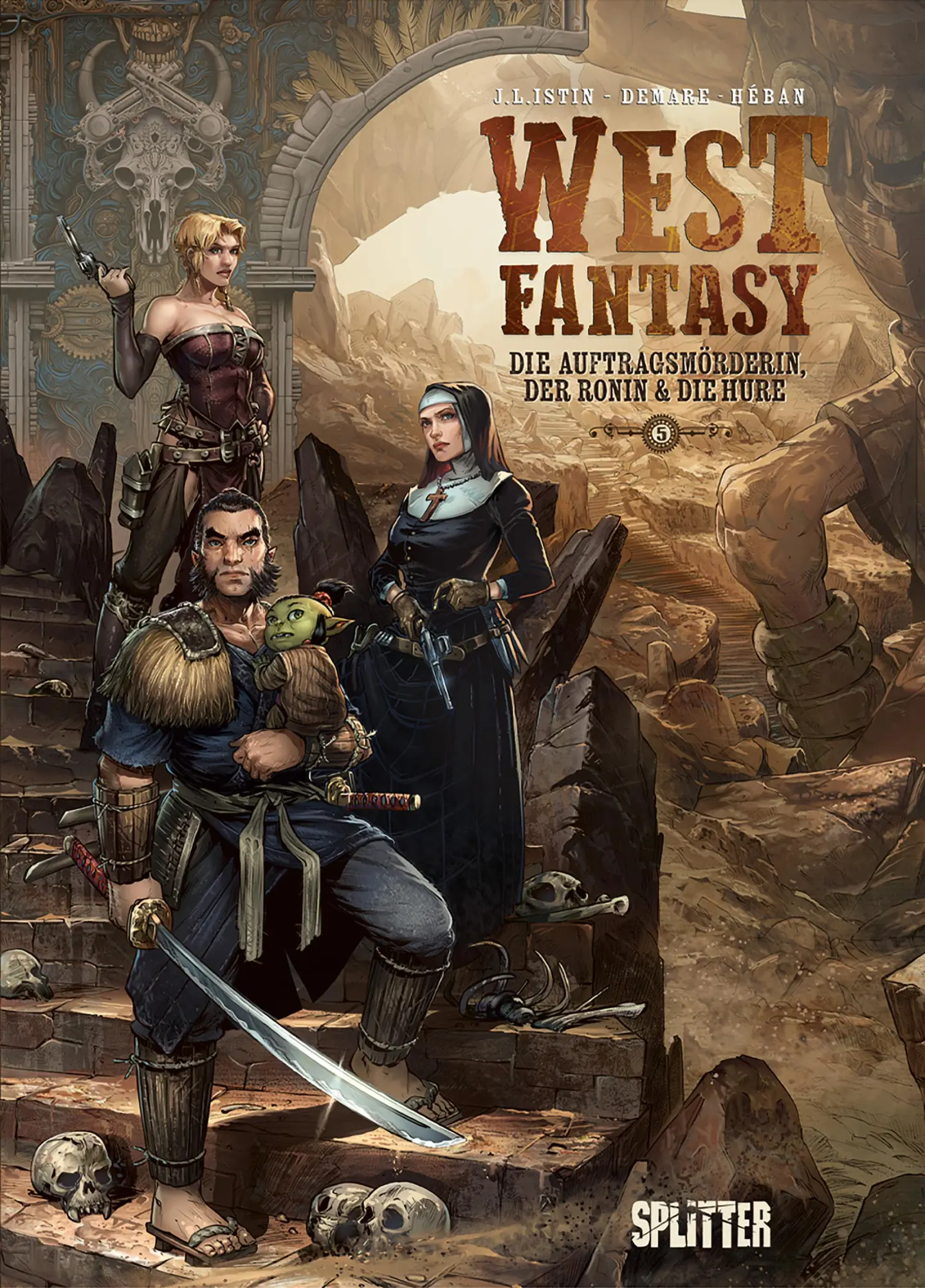Cover: 9783689500498 | West Fantasy. Band 5 | Die Auftragsmörderin, der Ronin &amp; die Hure