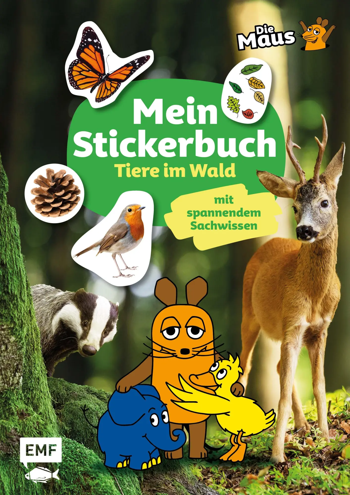 Cover: 9783745930498 | Die Sendung mit der Maus - Mein Stickerbuch mit spannendem...