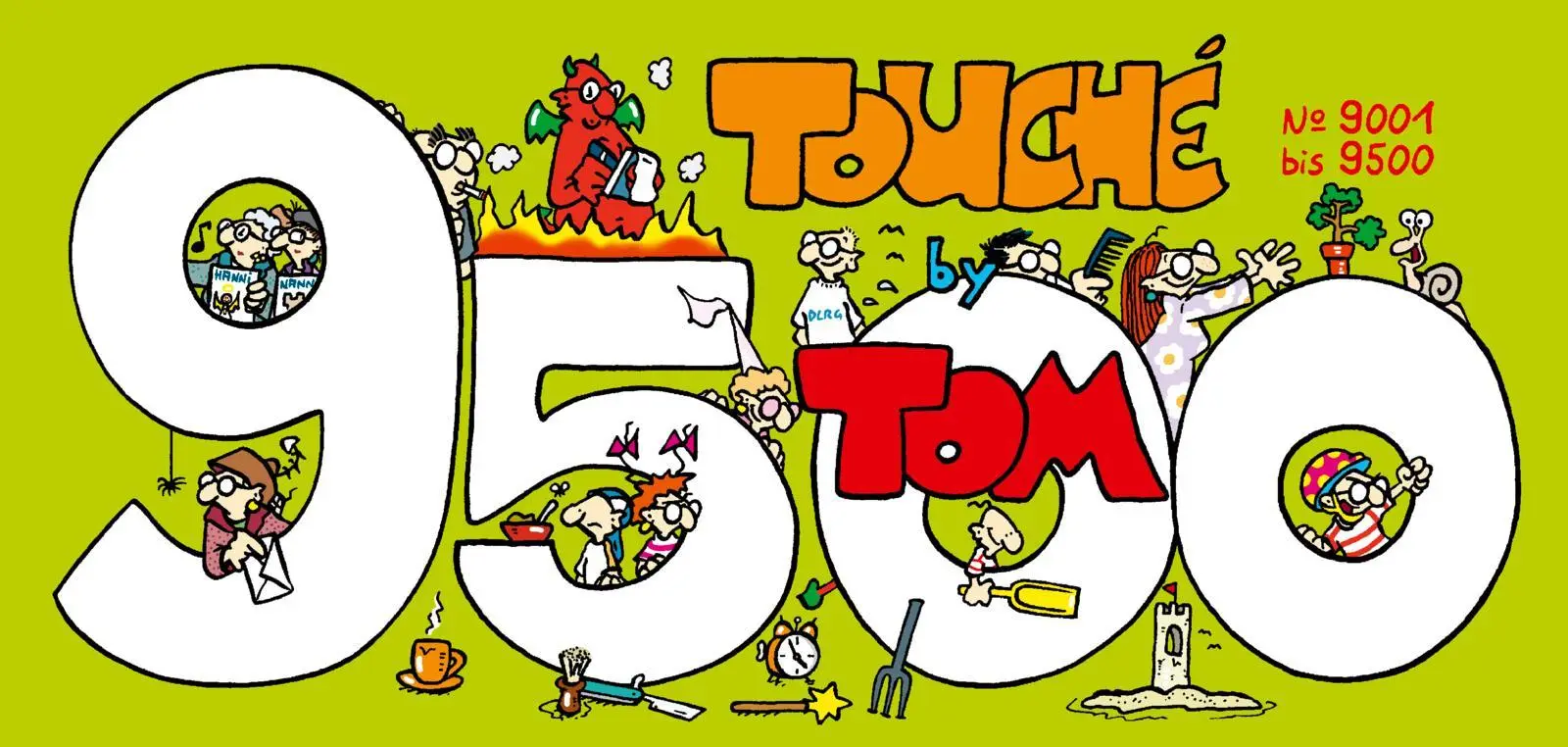 Cover: 9783830380498 | TOM Touché 9500: Comicstrips und Cartoons | TOM | Taschenbuch | 512 S.