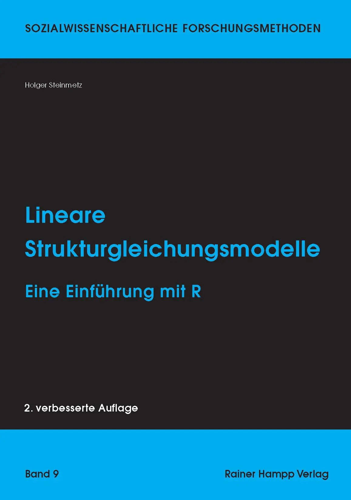 Cover: 9783957100498 | Lineare Strukturgleichungsmodelle | Eine Einführung mit R | Steinmetz
