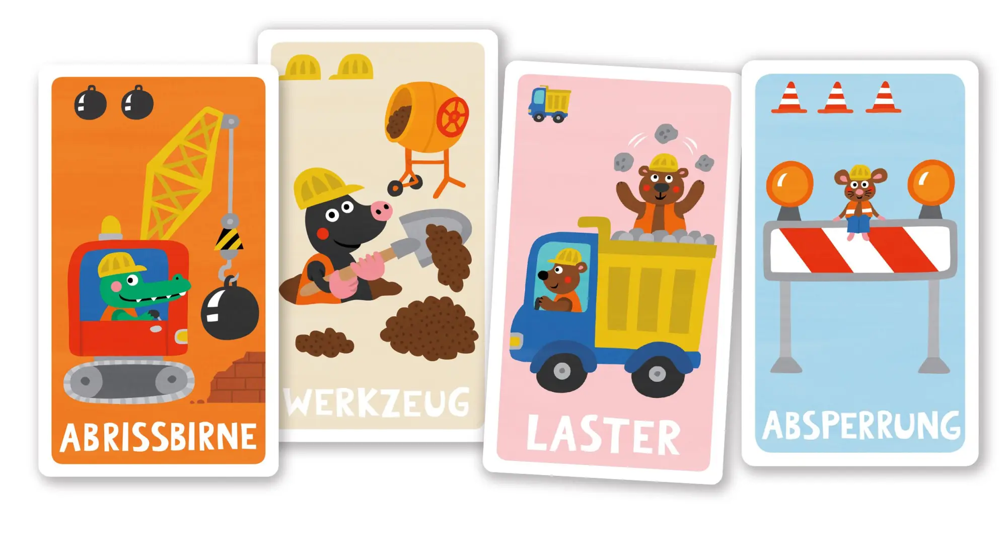 Bild: 4260671130598 | Quartett - Baustelle | Kartenspiel für Kinder ab 5 Jahren | Holtfreter