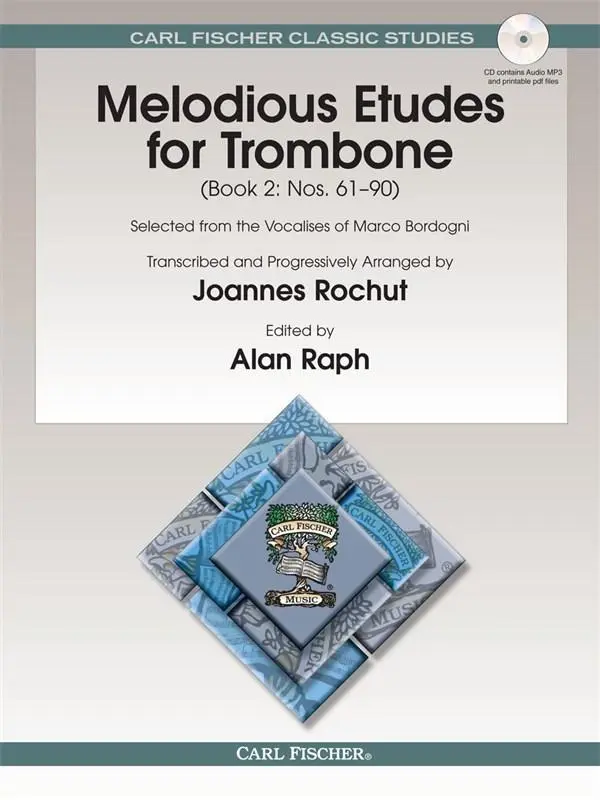 Cover: 9780825890598 | Melodious Etudes for Trombone, Book 2: Nos. 61-90 | Bordogni | Buch