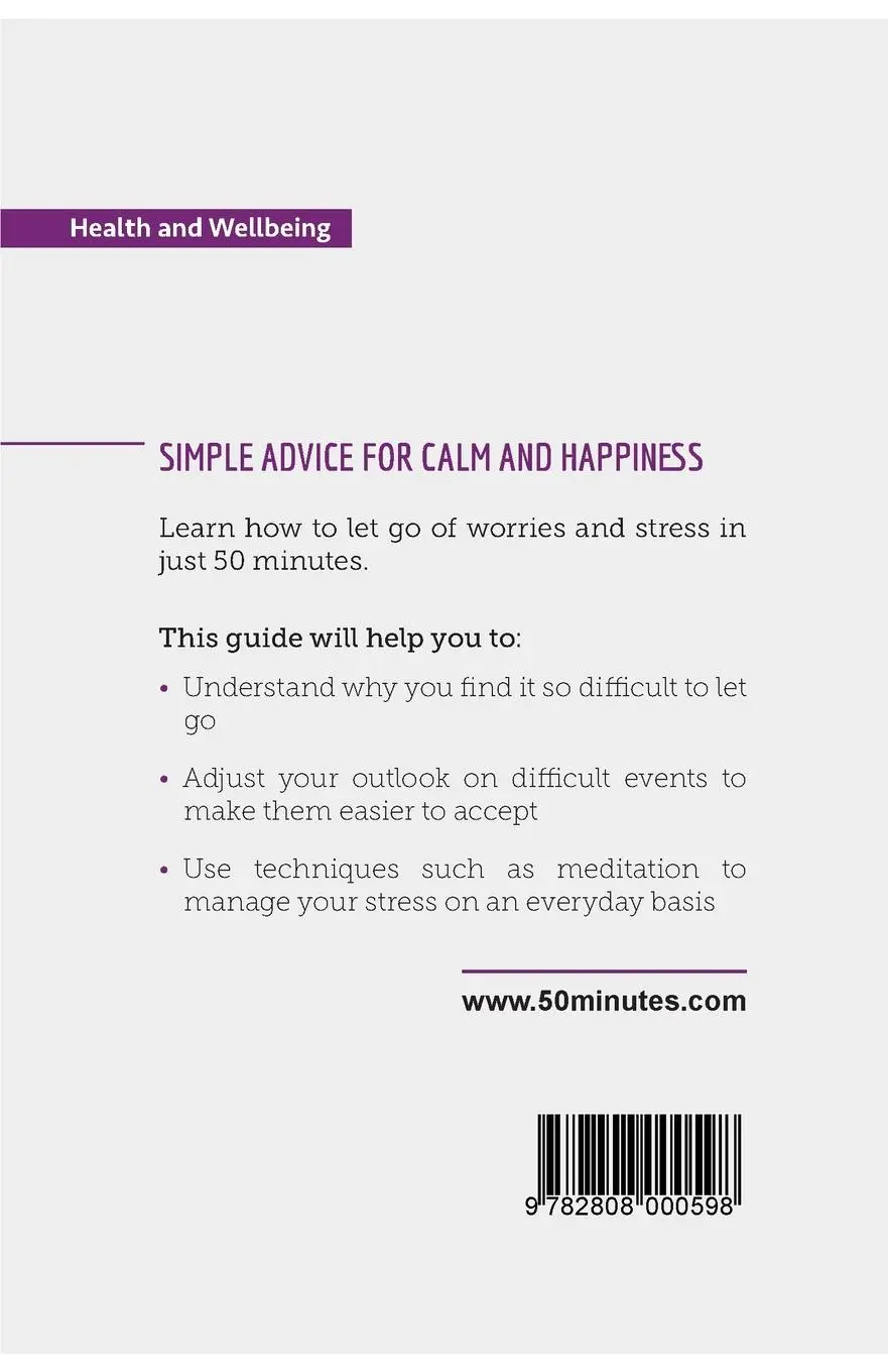 Rückseite: 9782808000598 | Learn to Let Go | Leave your worries and stress behind | 50minutes