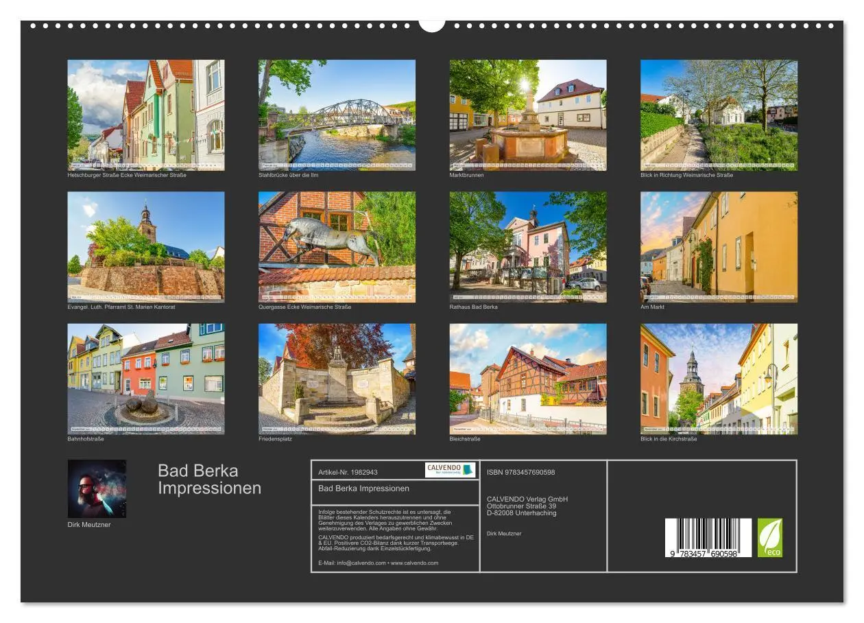 Bild: 9783457690598 | Bad Berka Impressionen (hochwertiger Premium Wandkalender 2026 DIN...