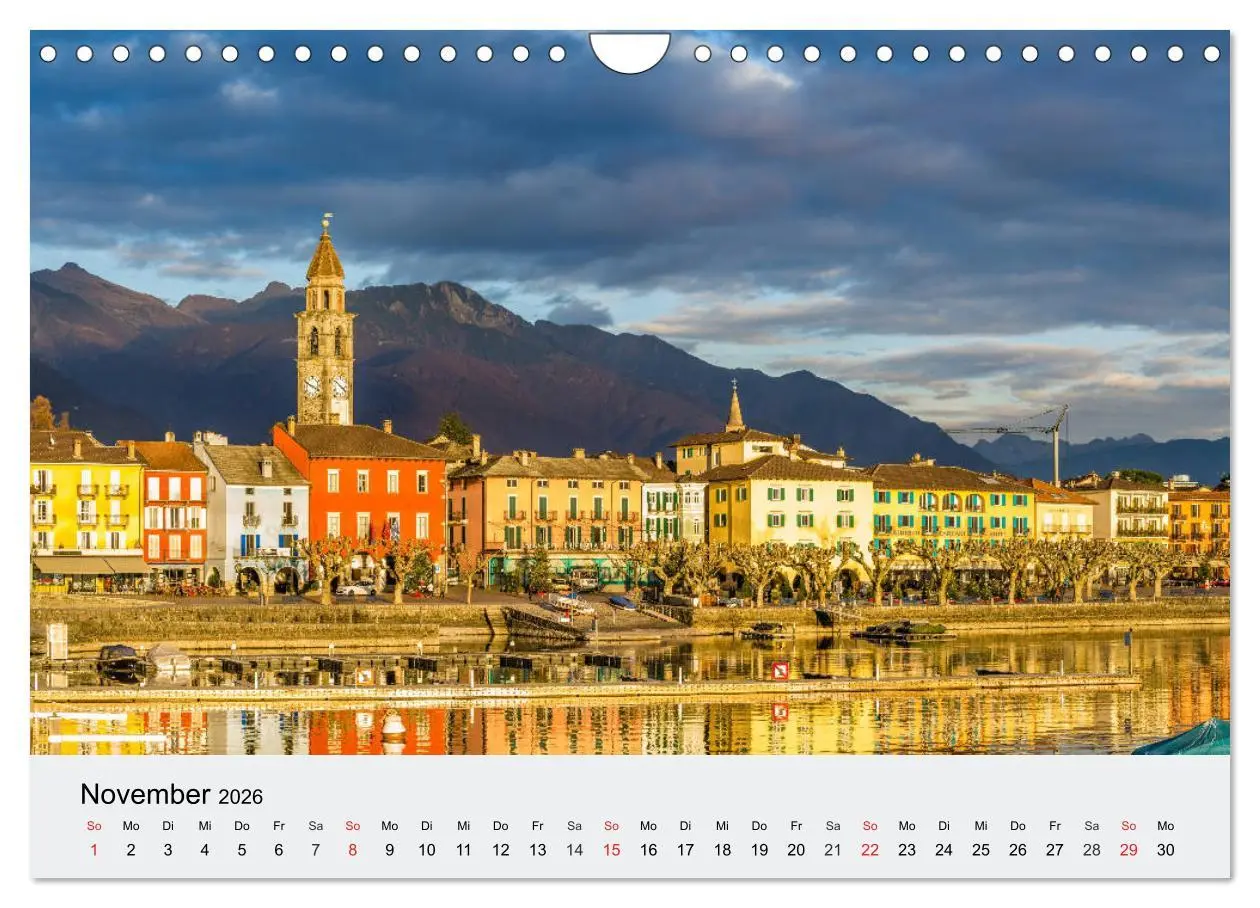 Bild: 9783457830598 | Tessin - Ticino (Wandkalender 2026 DIN A4 quer), CALVENDO...