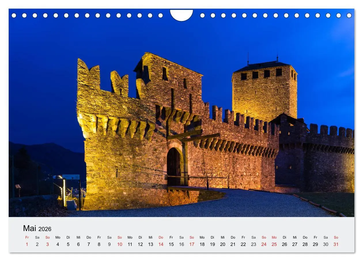 Bild: 9783457830598 | Tessin - Ticino (Wandkalender 2026 DIN A4 quer), CALVENDO...
