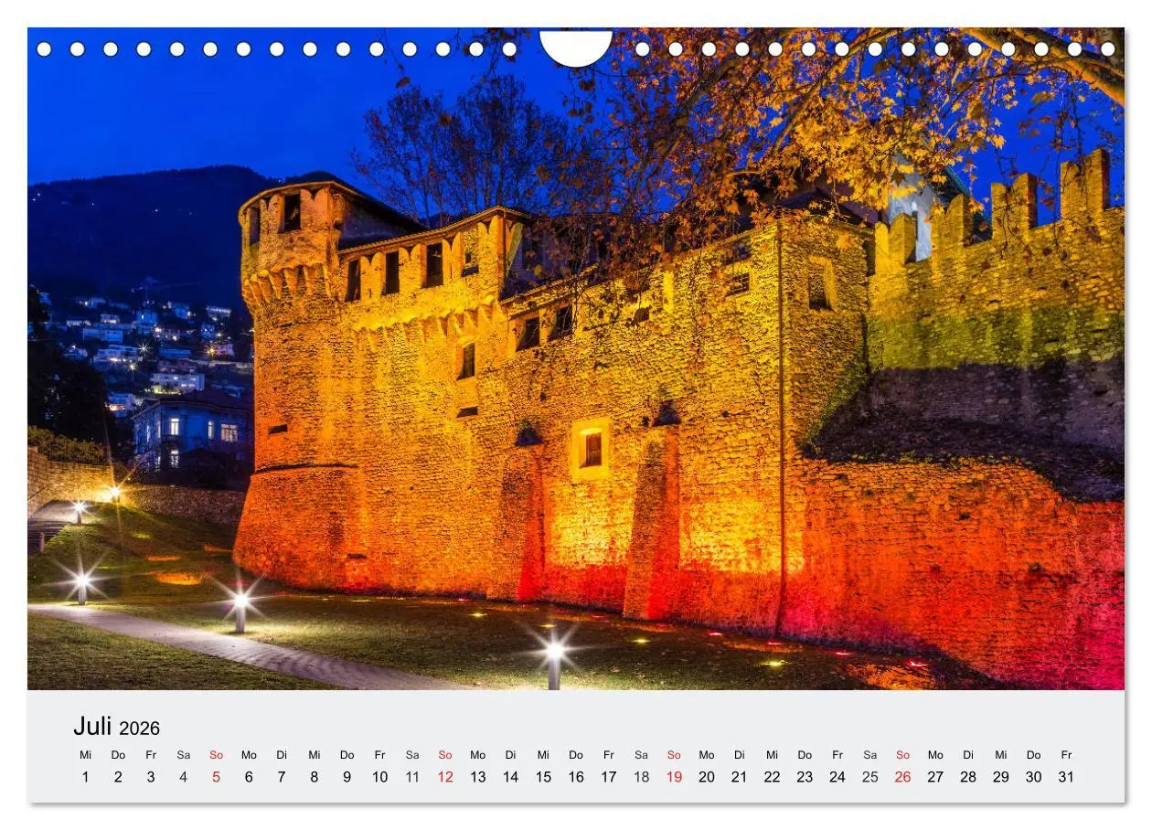 Bild: 9783457830598 | Tessin - Ticino (Wandkalender 2026 DIN A4 quer), CALVENDO...