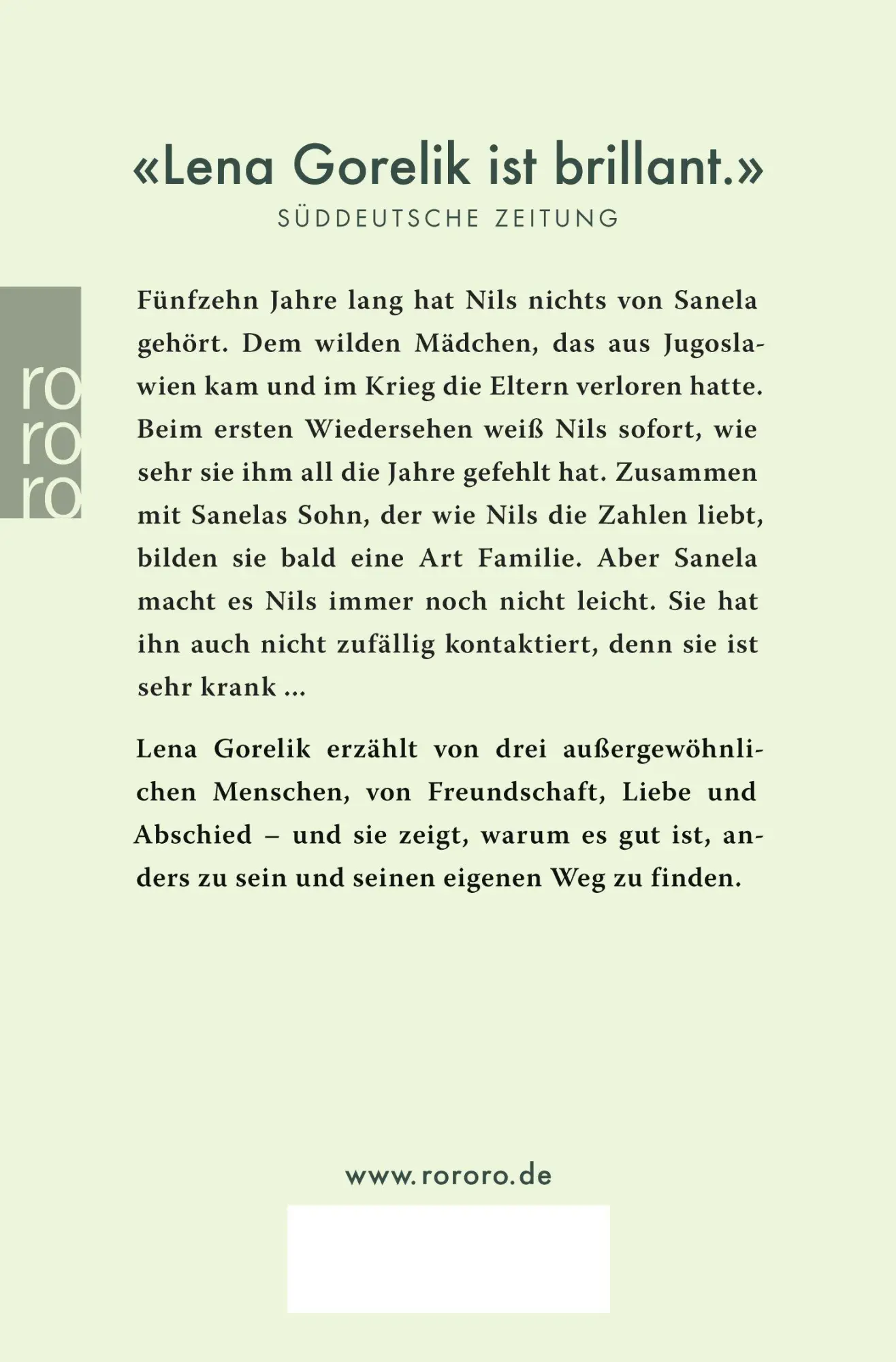 Rückseite: 9783499270598 | Null bis unendlich | Lena Gorelik | Taschenbuch | 298 S. | Deutsch