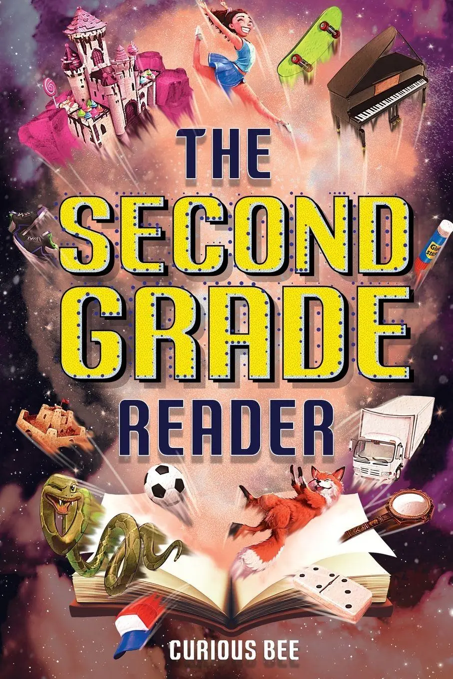 Cover: 9798890950598 | The Second Grade Reader | 12 Short Stories for Kids in 2nd Grade | Bee