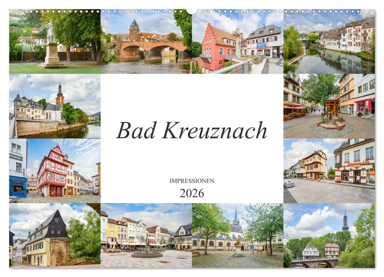 Cover: 9783457750698 | Bad Kreuznach Impressionen (Wandkalender 2026 DIN A2 quer),...