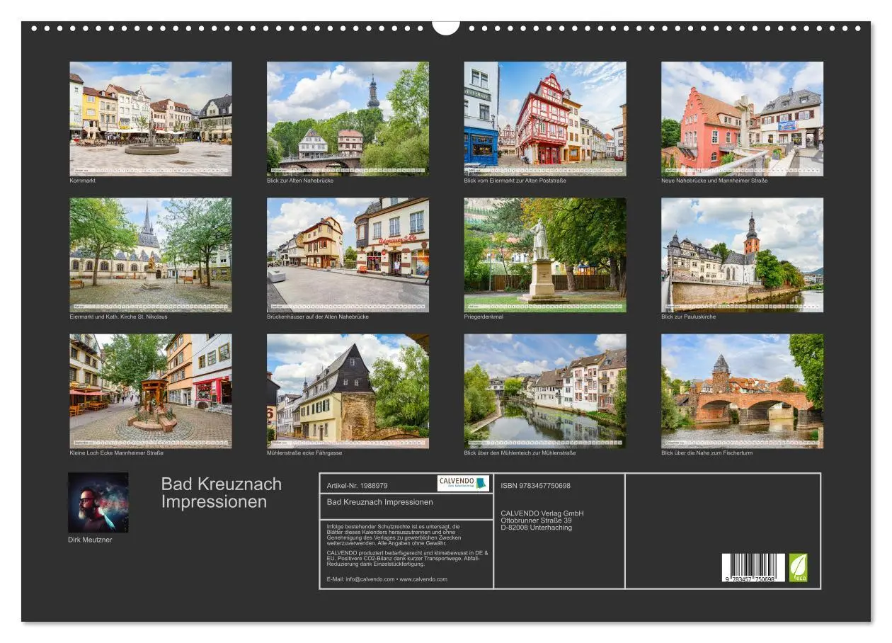 Bild: 9783457750698 | Bad Kreuznach Impressionen (Wandkalender 2026 DIN A2 quer),...