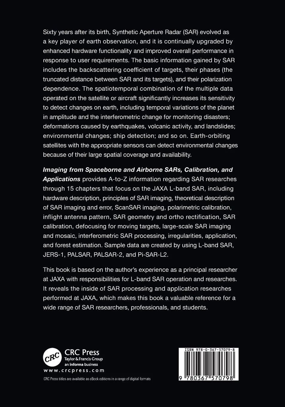 Rückseite: 9780367570798 | Imaging from Spaceborne and Airborne SARs, Calibration, and...