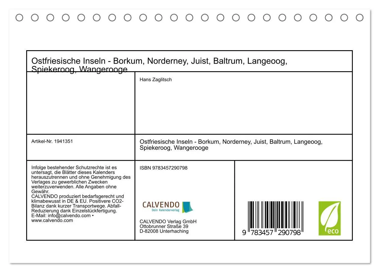 Bild: 9783457290798 | Ostfriesische Inseln - Borkum, Norderney, Juist, Baltrum, Langeoog,...