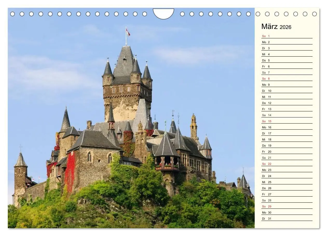 Bild: 9783457980798 | Entlang der Mosel (Wandkalender 2026 DIN A4 quer), CALVENDO...