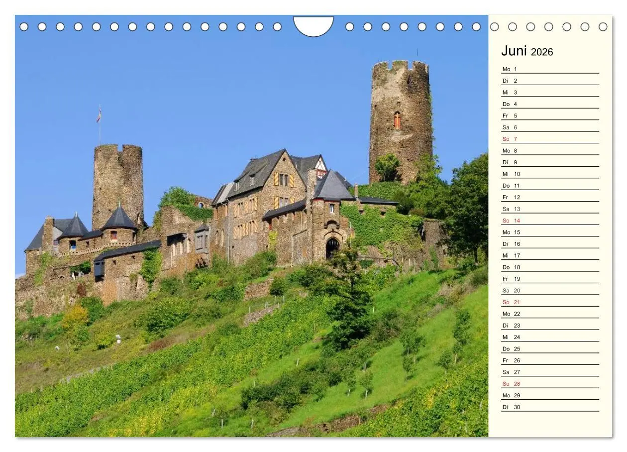 Bild: 9783457980798 | Entlang der Mosel (Wandkalender 2026 DIN A4 quer), CALVENDO...