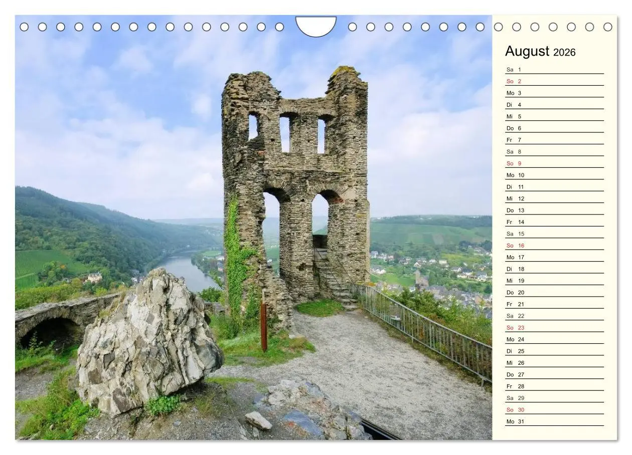 Bild: 9783457980798 | Entlang der Mosel (Wandkalender 2026 DIN A4 quer), CALVENDO...