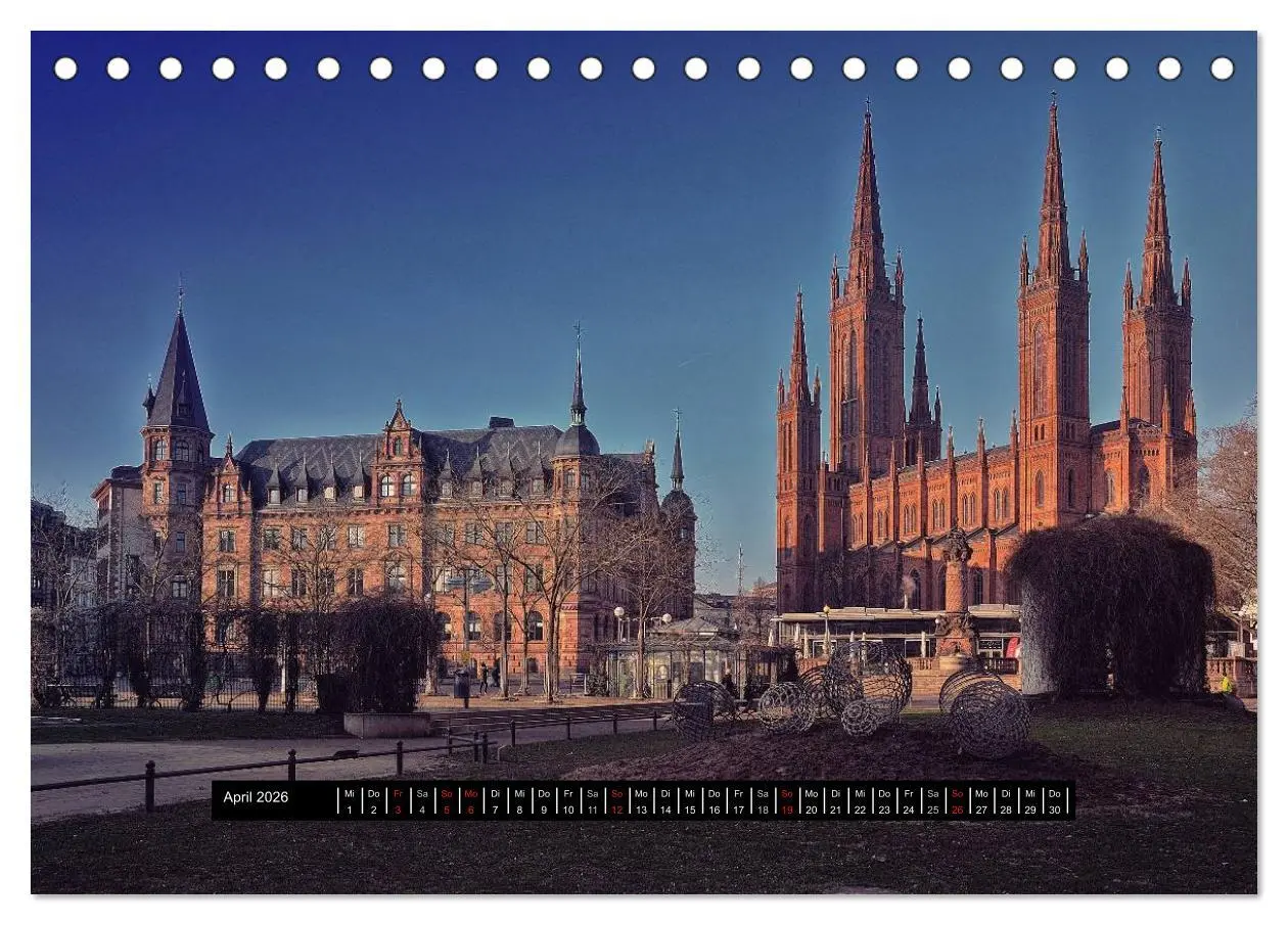 Bild: 9783516070798 | Wiesbaden - Inside (Tischkalender 2026 DIN A5 quer), CALVENDO...