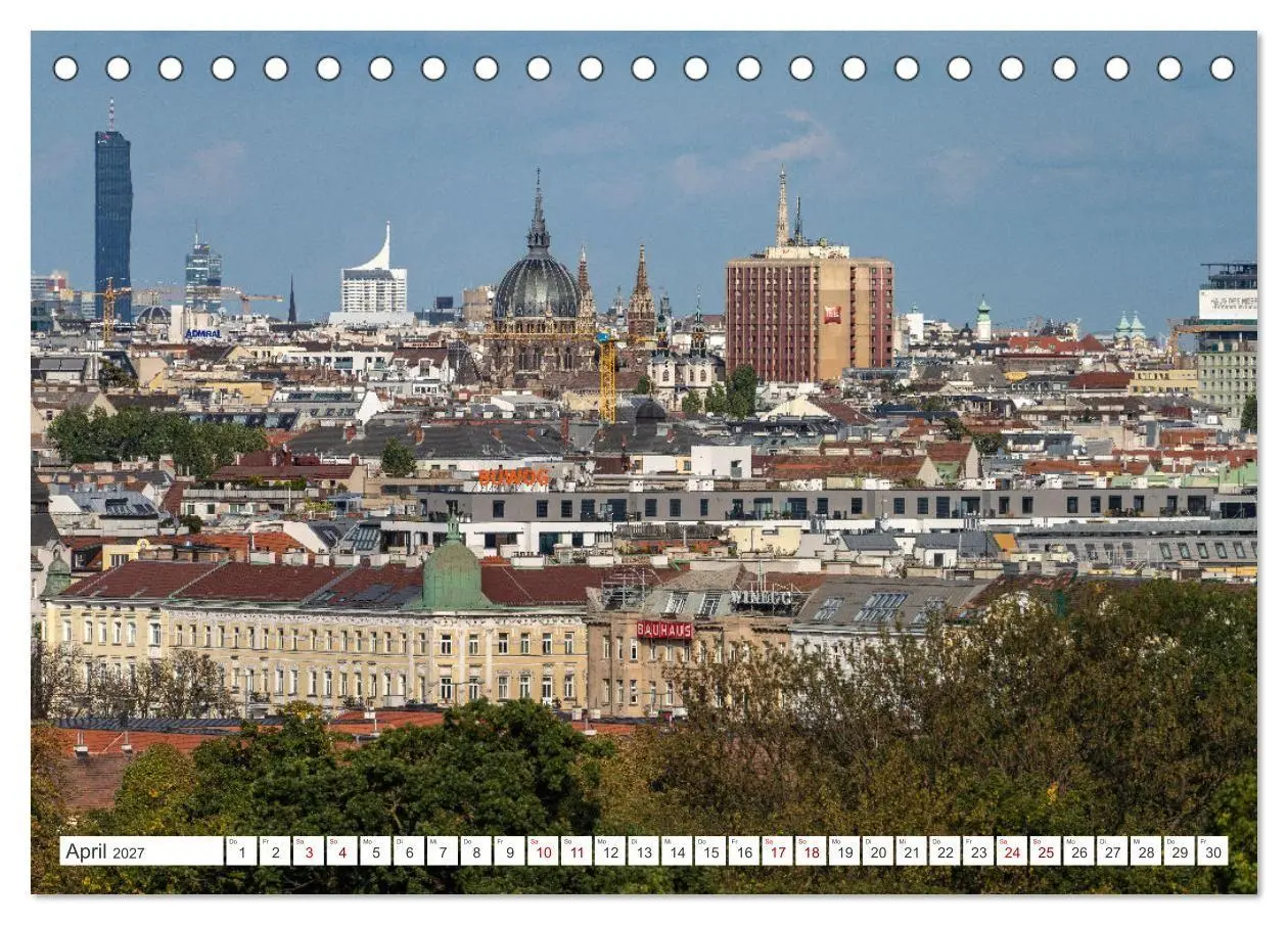Bild: 9783569540798 | Österreich - Wien (Tischkalender 2027 DIN A5 quer), CALVENDO...