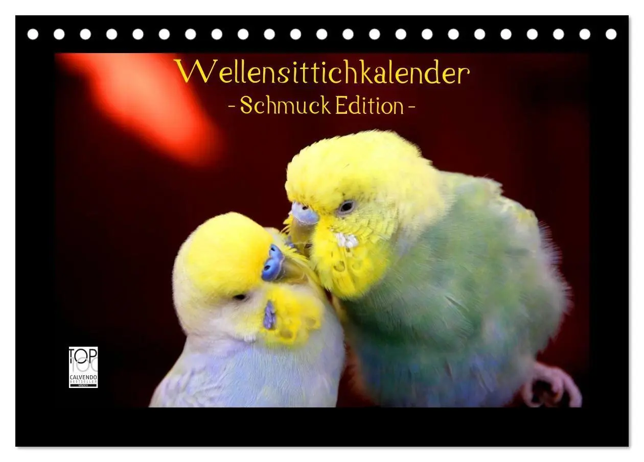 Cover: 9783594120798 | Wellensittichkalender - Schmuck Edition (Tischkalender 2027 DIN A5...