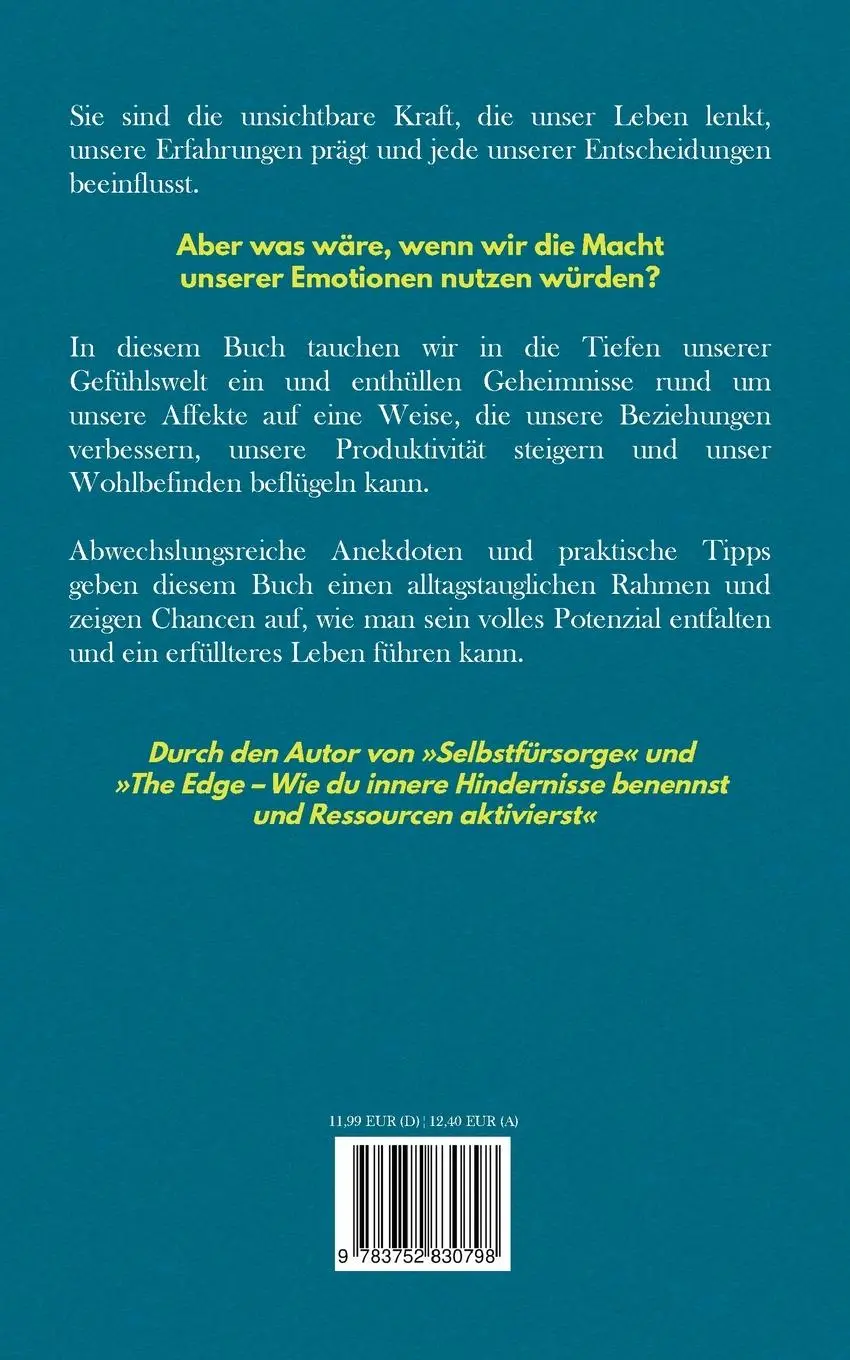 Rückseite: 9783752830798 | Emotionen | Eine Spurensuche | Jean-Pascal Ansermoz | Taschenbuch