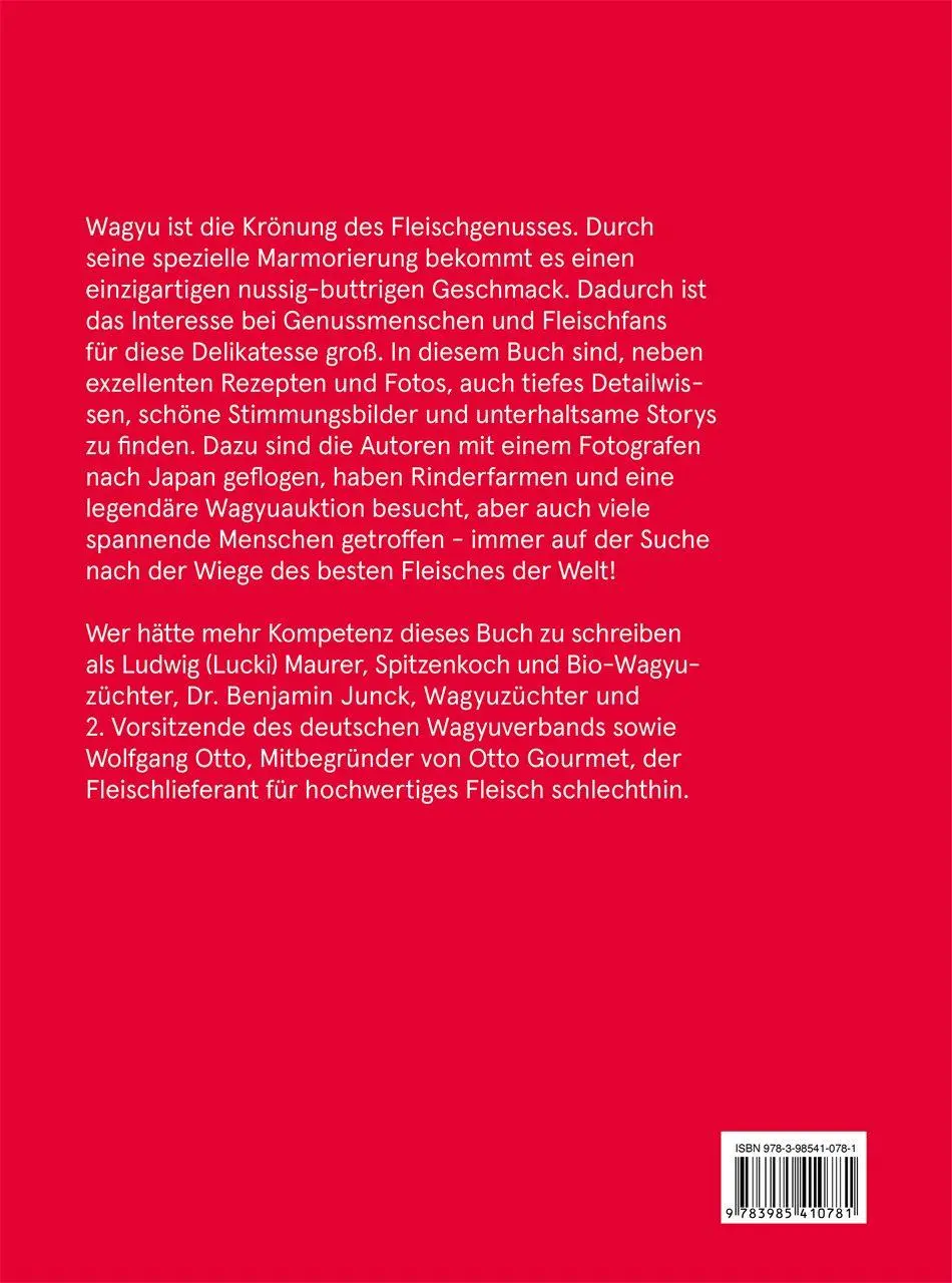 Rückseite: 9783985410798 | Wagyu | Ludwig Maurer (u. a.) | Buch | 368 S. | Deutsch | 2025