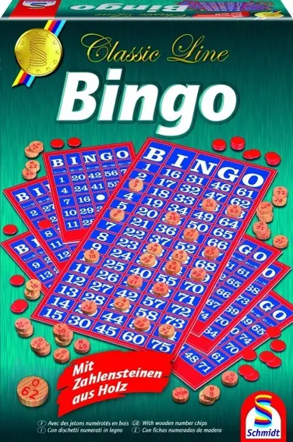 Cover: 4001504490898 | Bingo - Classic Line | Für 2 - 40 Spieler | Spiel | Brettspiel | 49089