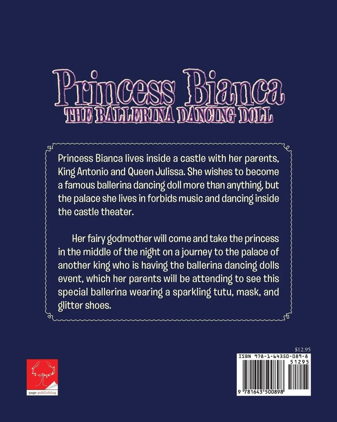 Rückseite: 9781643500898 | Princess Bianca the Ballerina Dancing Doll | Linda Taylor | Buch