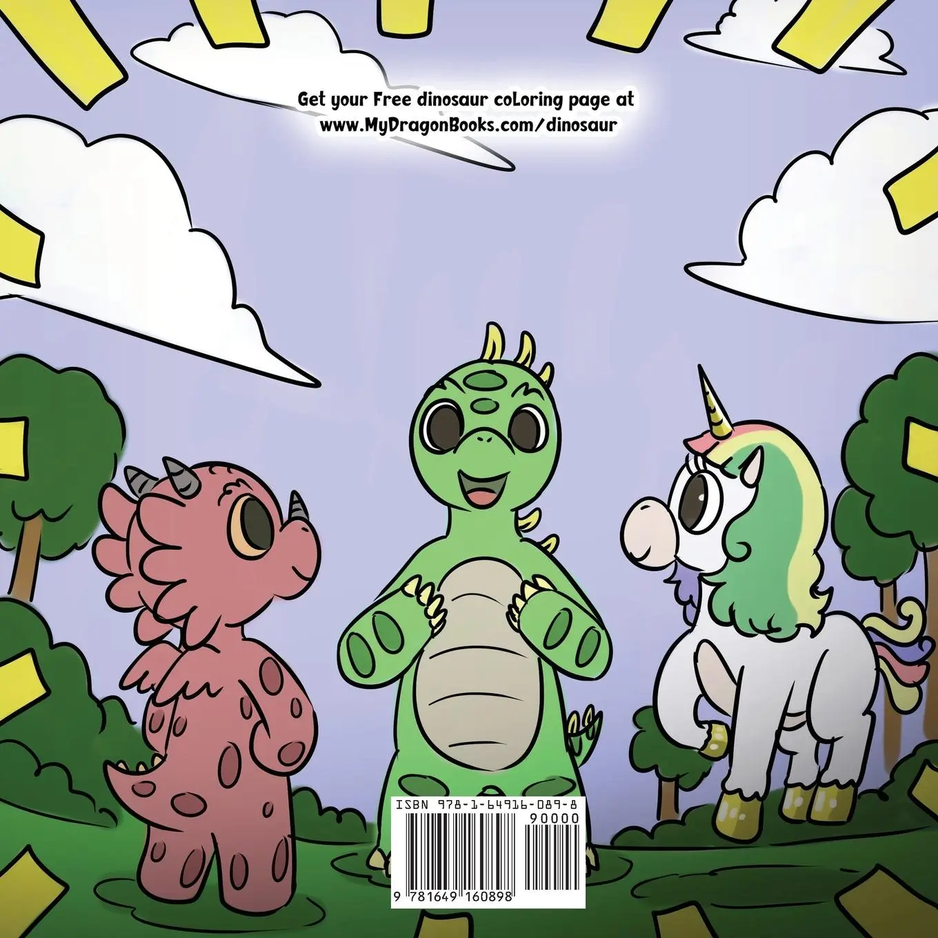 Rückseite: 9781649160898 | Peaceful Dinosaur | A Story about Peace and Mindfulness. | Herman