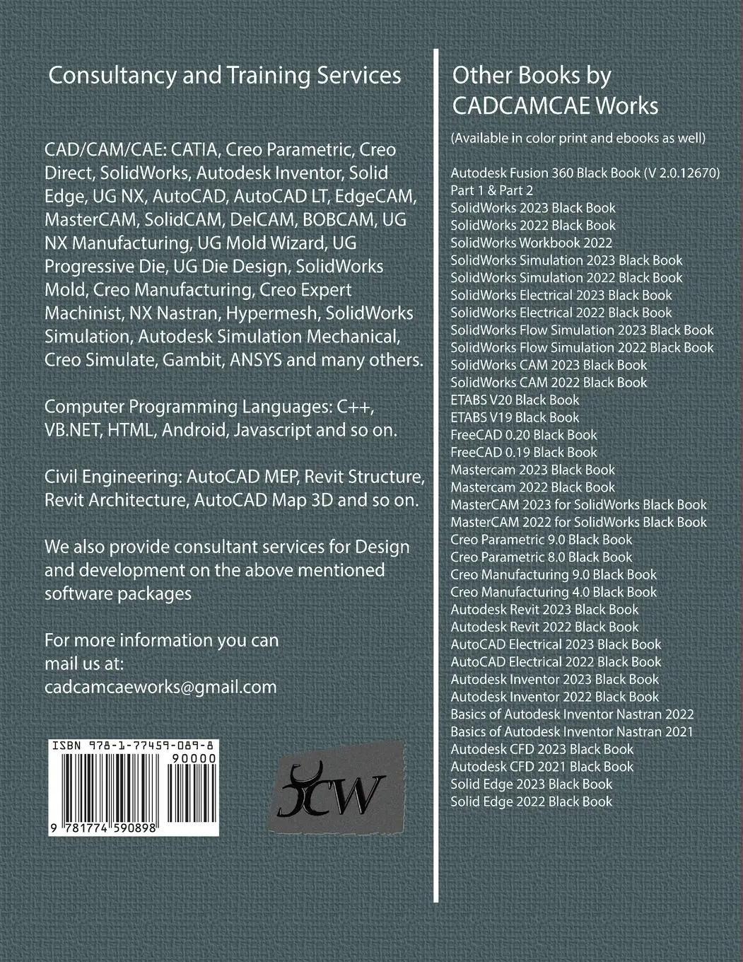 Rückseite: 9781774590898 | SolidWorks Electrical 2023 Black Book | Gaurav Verma (u. a.) | Buch