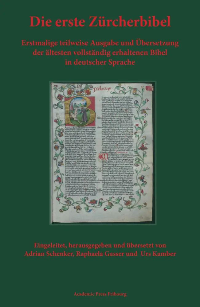 Cover: 9783290180898 | Die erste Zürcherbibel | Adrian Schenker (u. a.) | Buch | 198 S.