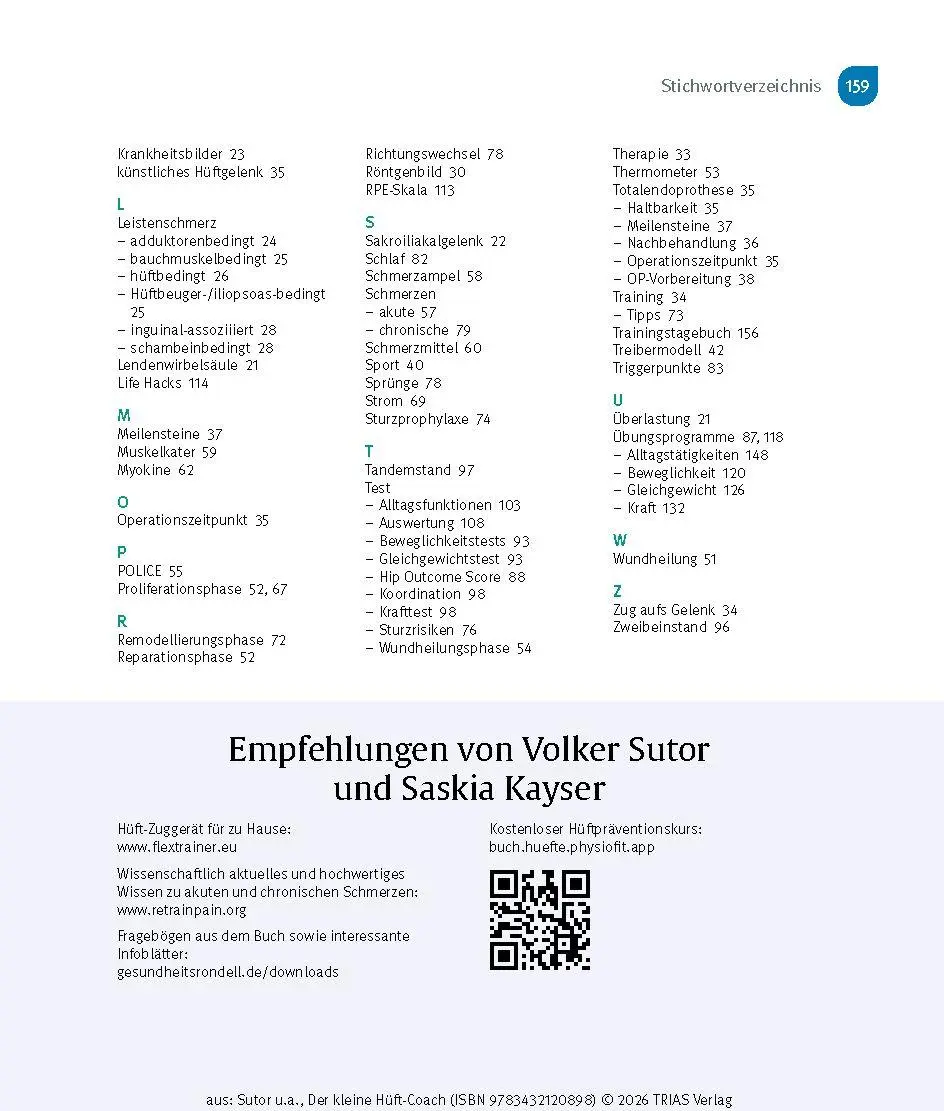 Bild: 9783432120898 | Der kleine Hüft-Coach | Volker Sutor (u. a.) | Taschenbuch | 160 S.