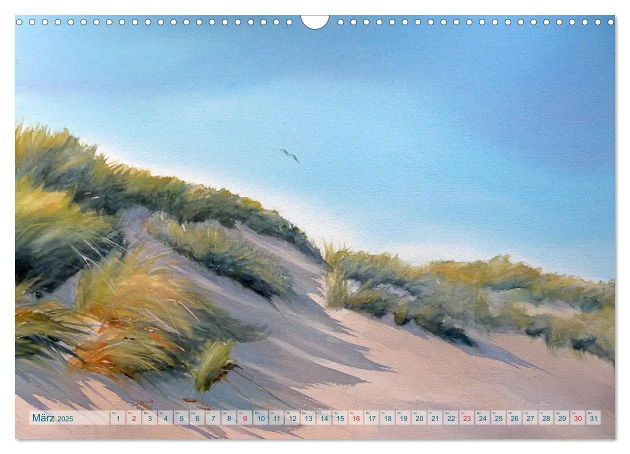 Bild: 9783435260898 | MEERESAQUARELLE (Wandkalender 2025 DIN A3 quer), CALVENDO...