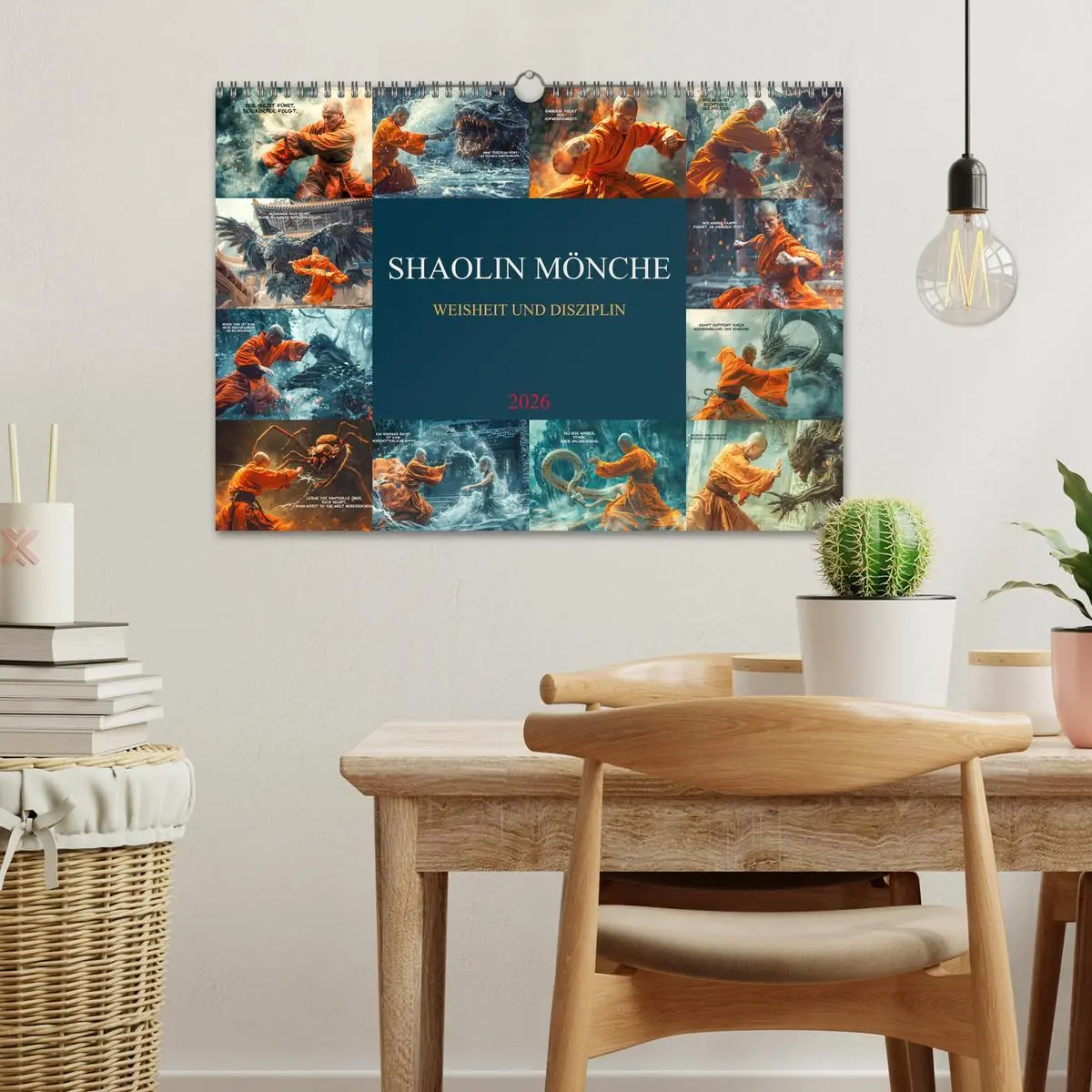 Bild: 9783457280898 | Shaolin Mönche - Weisheit und Disziplin (Wandkalender 2026 DIN A3...